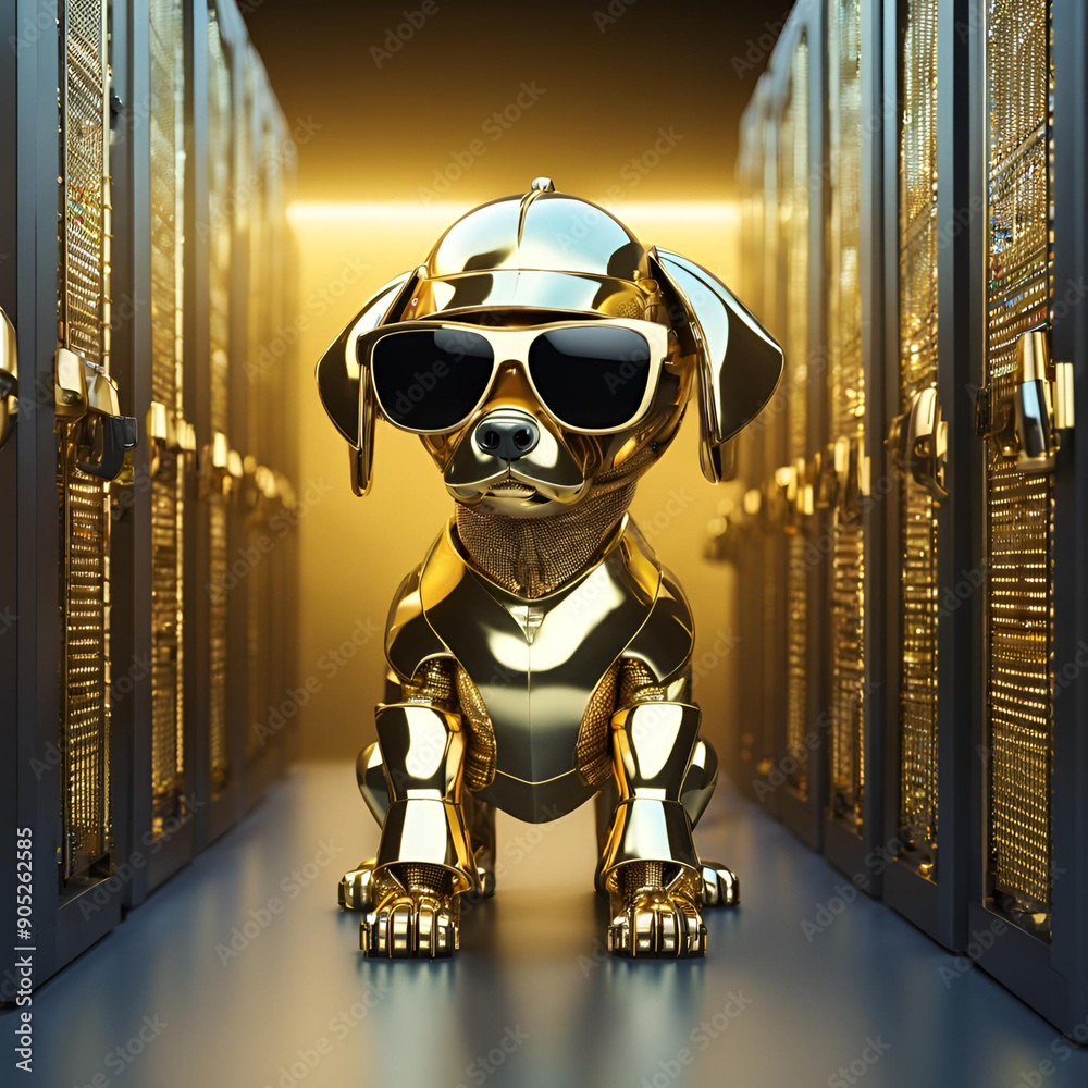 3d render of a robot