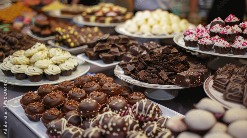 chocolate, chocolates. Chocolate Festival in Perugia. a holiday in Italy. chocolate day.