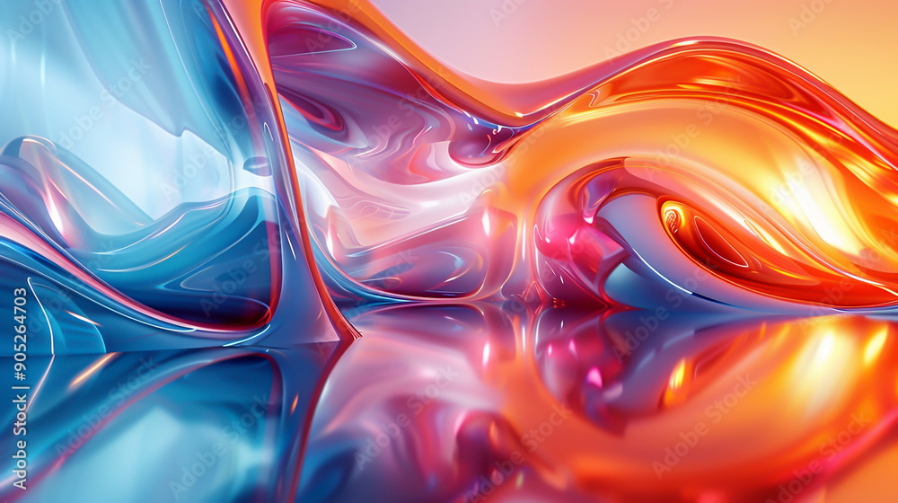 Vibrant futuristic 3D wallpaper with colorful abstract patterns, front view, showcasing the essence of imagination and advanced technology, futuristic tone, vivid Vibrant futuristic 3D wallpaper with colorful abstract patterns, front view, showcasing the essence of imagination and advanced technology, futuristic tone, vivid
