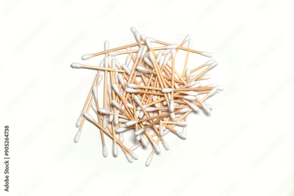 Qtips isolated on a white background Qtips isolated on a white background