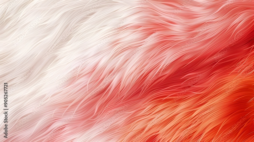 Elegant Fox Fur Gradient with Warm and Natural Tones Elegant Fox Fur Gradient with Warm and Natural Tones