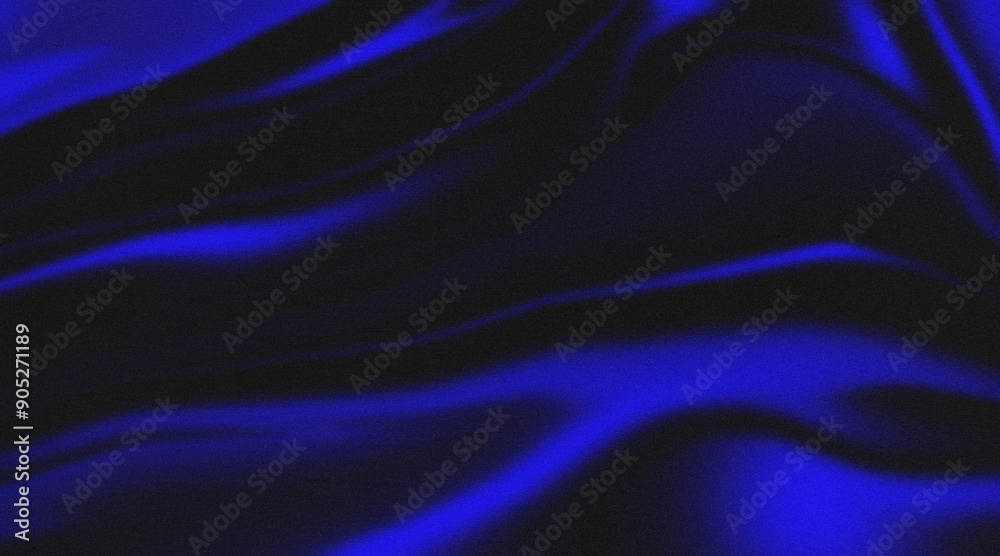 Obraz premium Black and blue noies abstract background luxury cloth or liquid wave or wavy silk texture luxurious