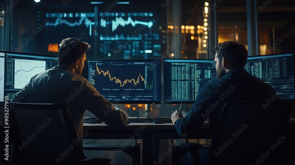 3 friends trading crypto currency, winning, desks, trading setup, rich, successful, happy, profit, professional color grading, 3 friends trading crypto currency, winning, desks, trading setup, rich, successful, happy, profit, professional color grading,