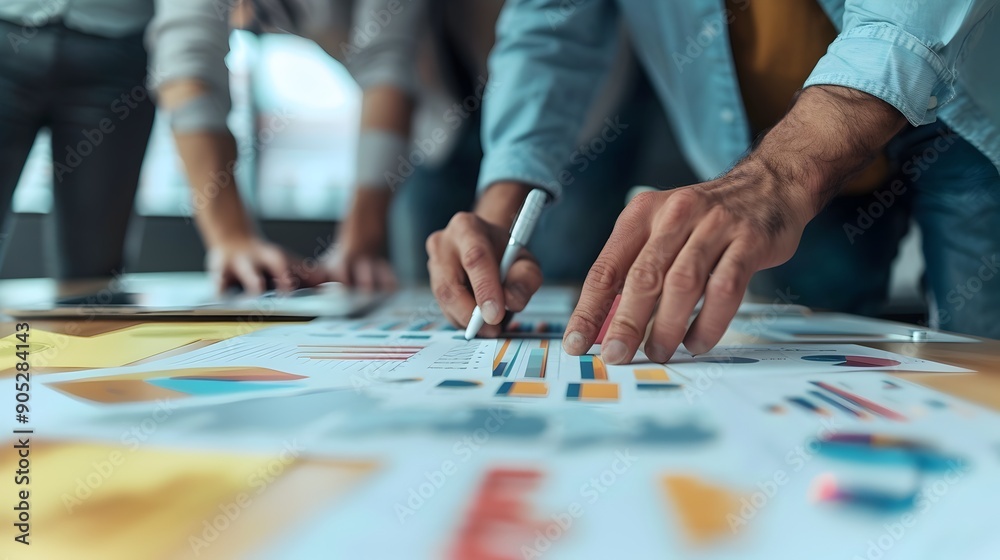 Strategic Business Planning Session with Charts and Data Analysis Strategic Business Planning Session with Charts and Data Analysis