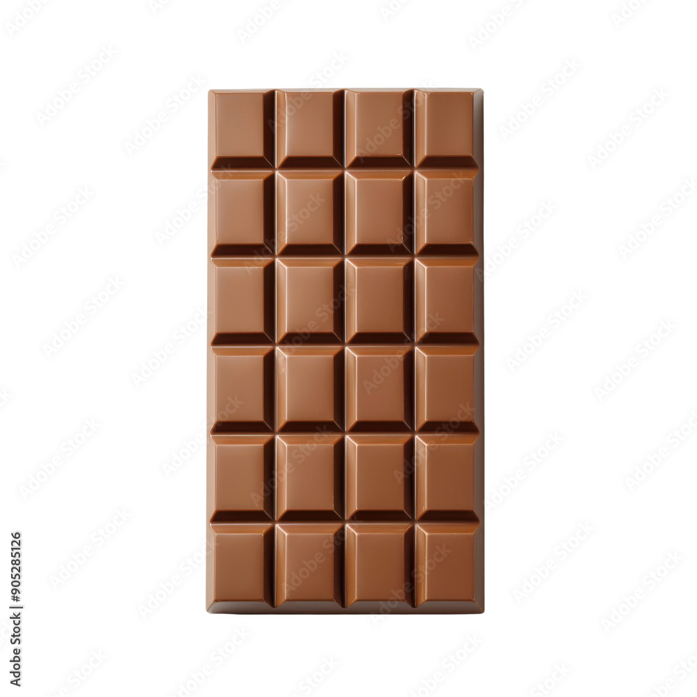 High-quality milk chocolate bar with square-shaped pieces, isolated on white background. Perfect for desserts and snacks. High-quality milk chocolate bar with square-shaped pieces, isolated on white background. Perfect for desserts and snacks.
