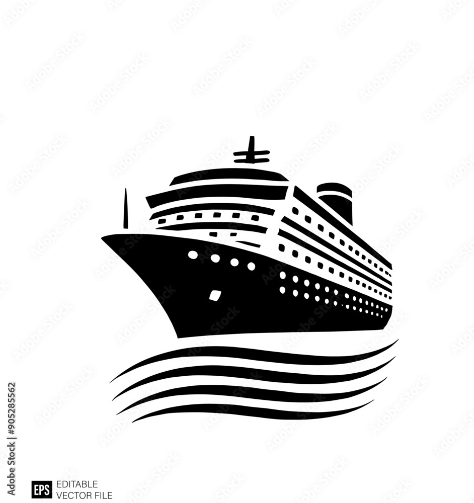 ship logo black and white vector clip art silhouette graphic design ship logo black and white vector clip art silhouette graphic design