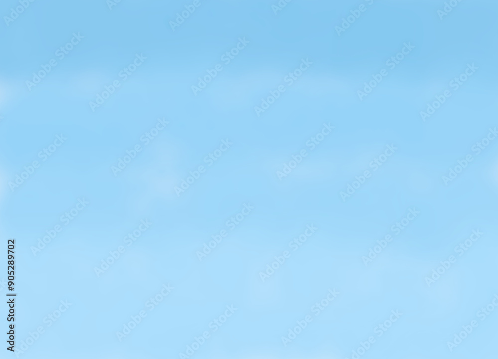 Beautiful, blue summer sky with fluffy clouds Beautiful, blue summer sky with fluffy clouds