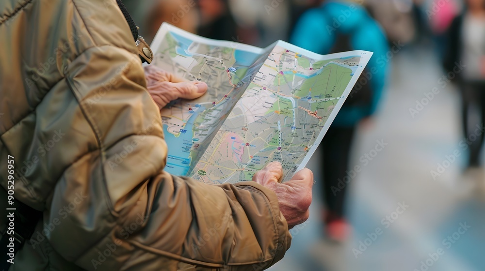 Visually Impaired Person Navigating with Tactile Map for Spatial Awareness Visually Impaired Person Navigating with Tactile Map for Spatial Awareness