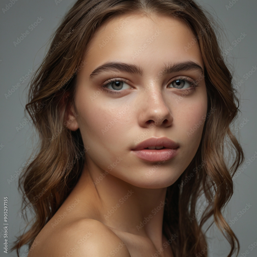 close up portrait of a woman close up portrait of a woman