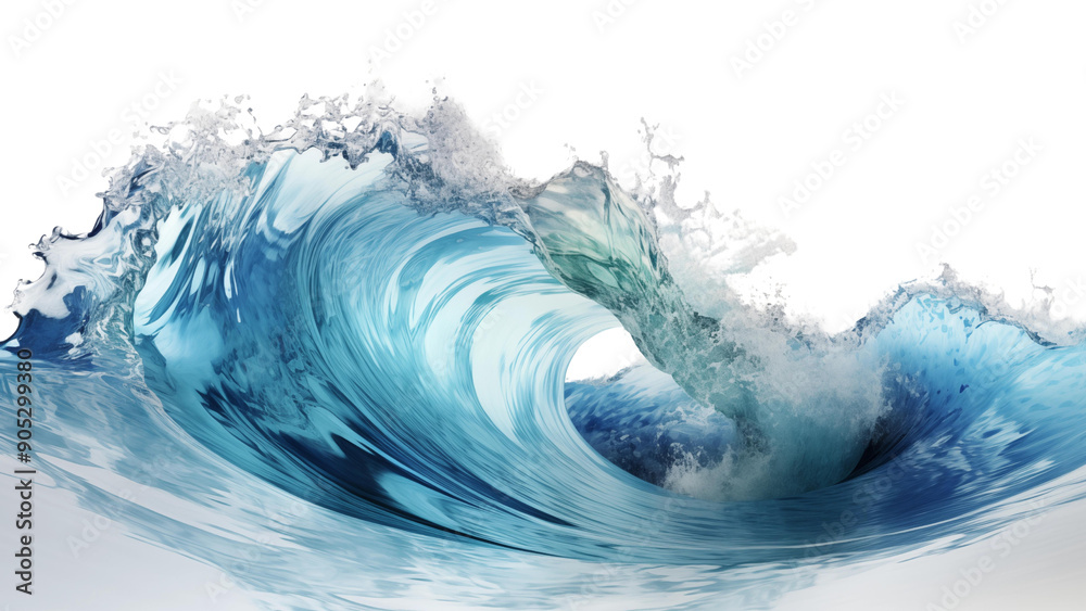 Ocean tidal water wave clip out. Ocean tidal water wave clip out.