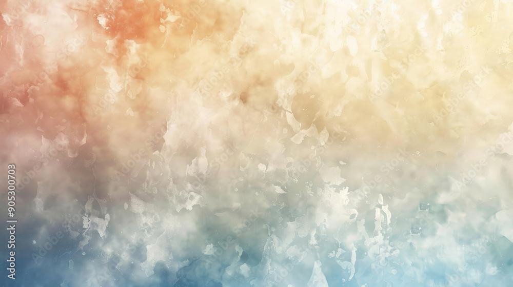 Fototapeta premium A pearl color background with a subtle, watercolor wash effect. The soft, blended colors add a dreamy and artistic feel.