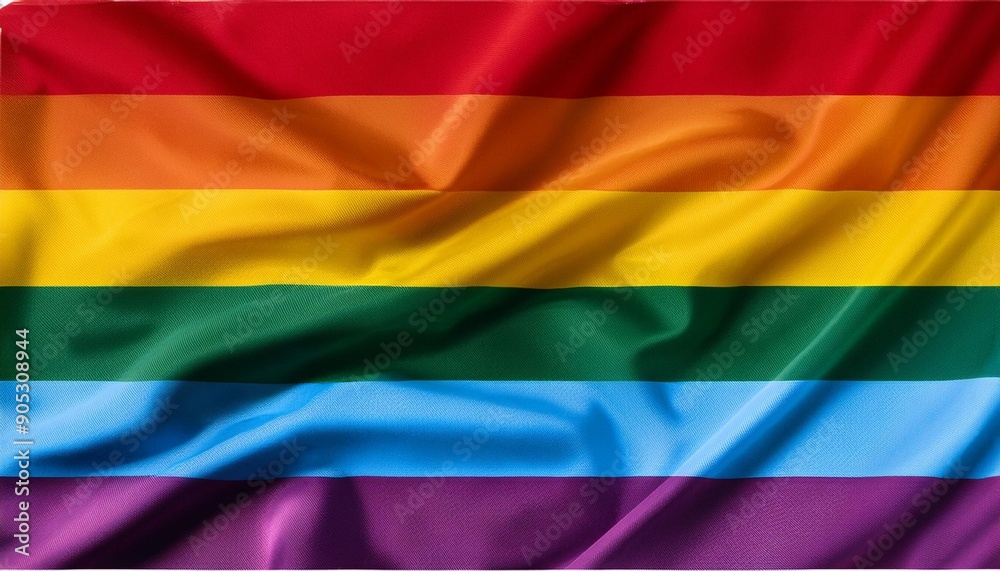 Fototapeta premium The Intersex-Inclusive Pride Progress Flag This flag was designed to celebrate diversity and inclusion for everyone in the LGBTQI+ (lesbian, gay, bisexual, transgender, queer, and intersex