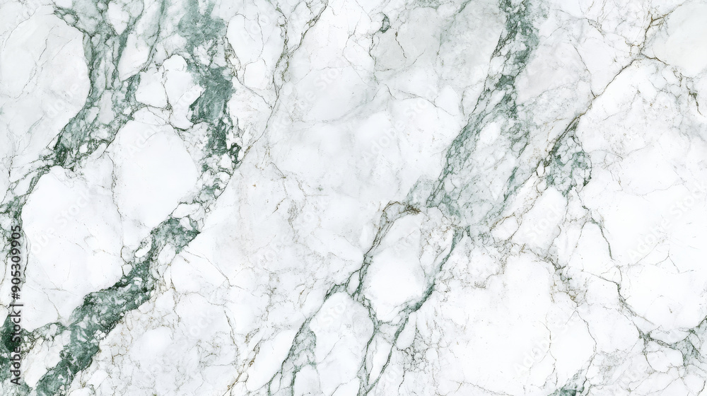 A high-resolution texture of white Italian marble with delicate green veins. The subtle contrast and intricate patterns give the marble a soft and elegant look. A high-resolution texture of white Italian marble with delicate green veins. The subtle contrast and intricate patterns give the marble a soft and elegant look.