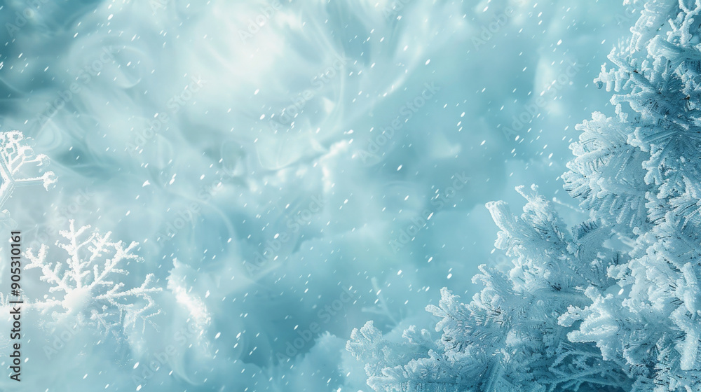 A snowy abstract background with a soft, cloud-like texture, featuring fluffy snowflakes drifting across a pale blue surface. The gentle design creates a peaceful winter scene. A snowy abstract background with a soft, cloud-like texture, featuring fluffy snowflakes drifting across a pale blue surface. The gentle design creates a peaceful winter scene.