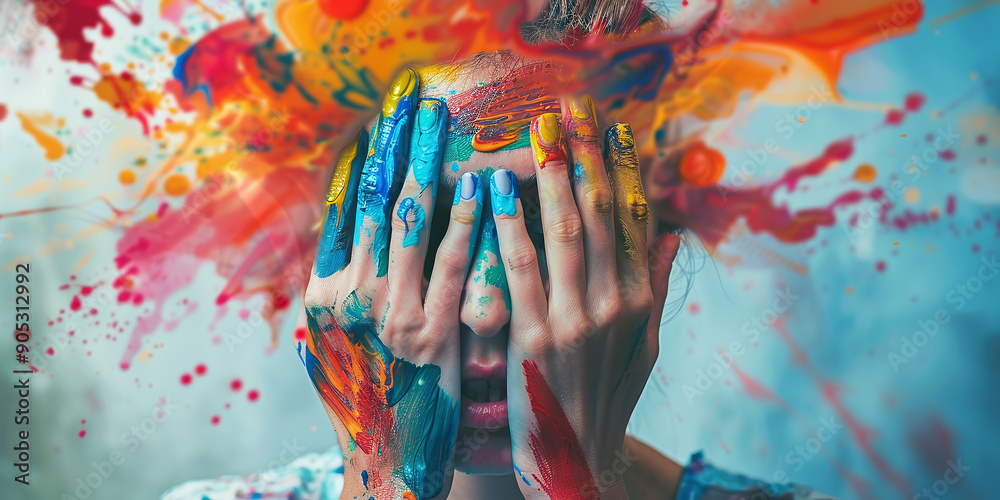 Exploring the Psychological Benefits of Art Therapy. Concept Art ...