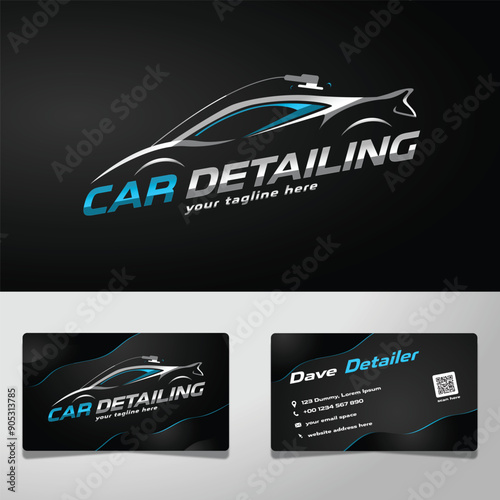Car wash business card