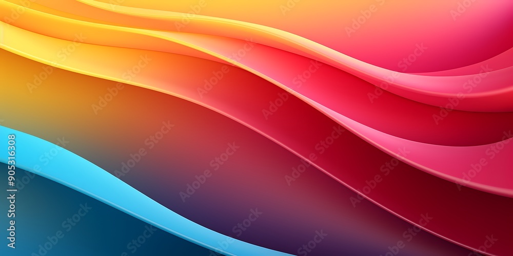 Abstract background with wavy lines on a dark gradient, vector illustration, flat design, minimalism, simple shapes, no shadows, vector art. Abstract background with wavy lines on a dark gradient, vector illustration, flat design, minimalism, simple shapes, no shadows, vector art.