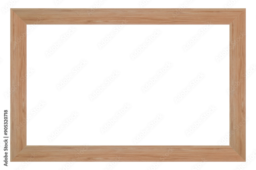 Wood picture frame isolated on transparent background, PNG File Wood picture frame isolated on transparent background, PNG File