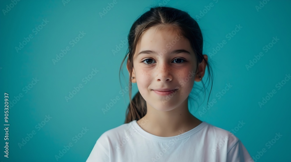 Little kid girl 1213 14 years old on isolated background Children studio portrait Emotional kids face Happy teenager positive and smiling emotions of teen girl : Generative AI Little kid girl 1213 14 years old on isolated background Children studio portrait Emotional kids face Happy teenager positive and smiling emotions of teen girl : Generative AI