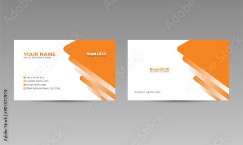 Premium Professional Business Card Design Clean and Stylish Layout for Effective Personal Branding and Corporate identity
