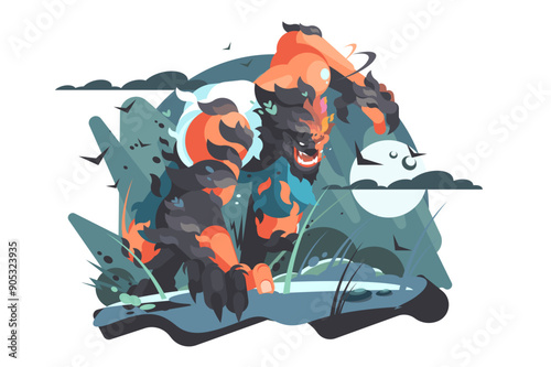 Werewolf in the Wild