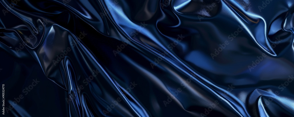 Dark navy blue background with a glossy, smooth texture, reflecting light beautifully. Dark navy blue background with a glossy, smooth texture, reflecting light beautifully.