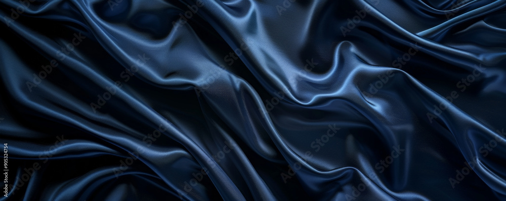 Dark navy blue backdrop with a smooth, satin-like finish, reflecting light subtly and elegantly. Dark navy blue backdrop with a smooth, satin-like finish, reflecting light subtly and elegantly.