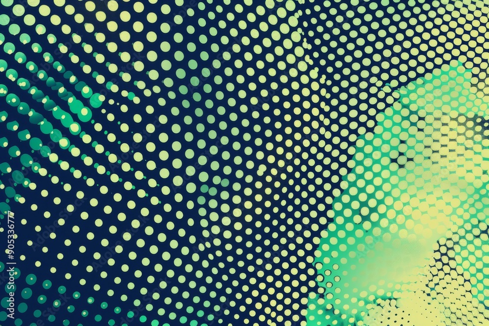 Pop Art Style Background with Green and Blue Halftone Patterns, a Vibrant Fusion of Color and Design Pop Art Style Background with Green and Blue Halftone Patterns, a Vibrant Fusion of Color and Design