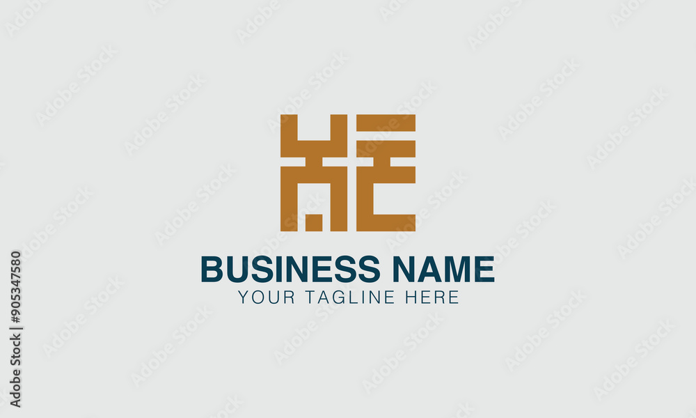 Obraz premium HE H he initial logo | initial based abstract modern minimal creative logo, vector template image. luxury logotype logo, real estate homie logo. typography logo. initials logo