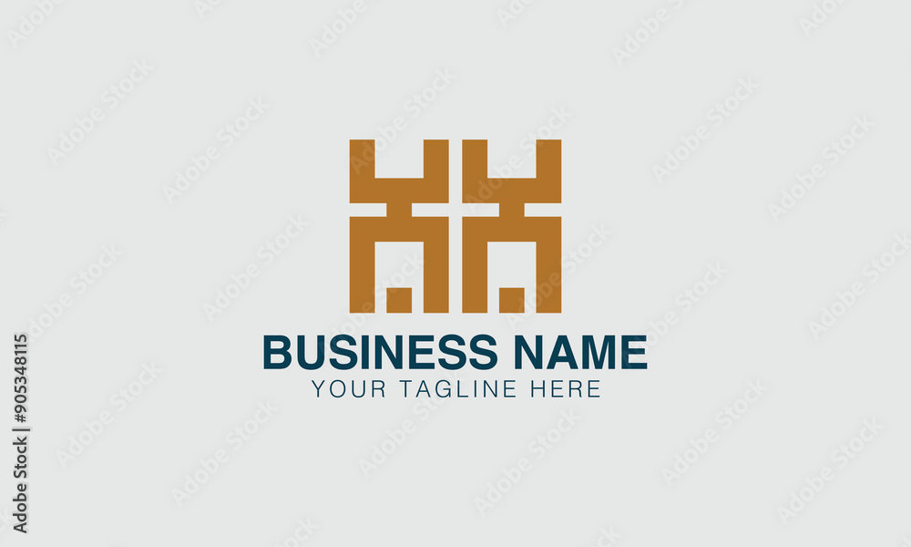 Obraz premium HH H hh initial logo | initial based abstract modern minimal creative logo, vector template image. luxury logotype logo, real estate homie logo. typography logo. initials logo