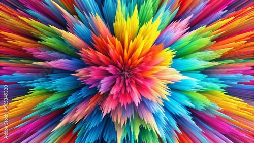 Vibrant Color Explosion Background for Creative Projects