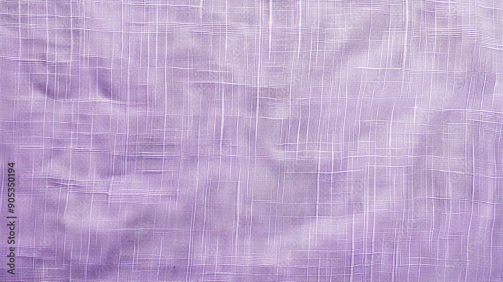 Fototapeta premium A lavender background with a linen texture, resembling woven fabric. The intricate design adds depth and a tactile quality.