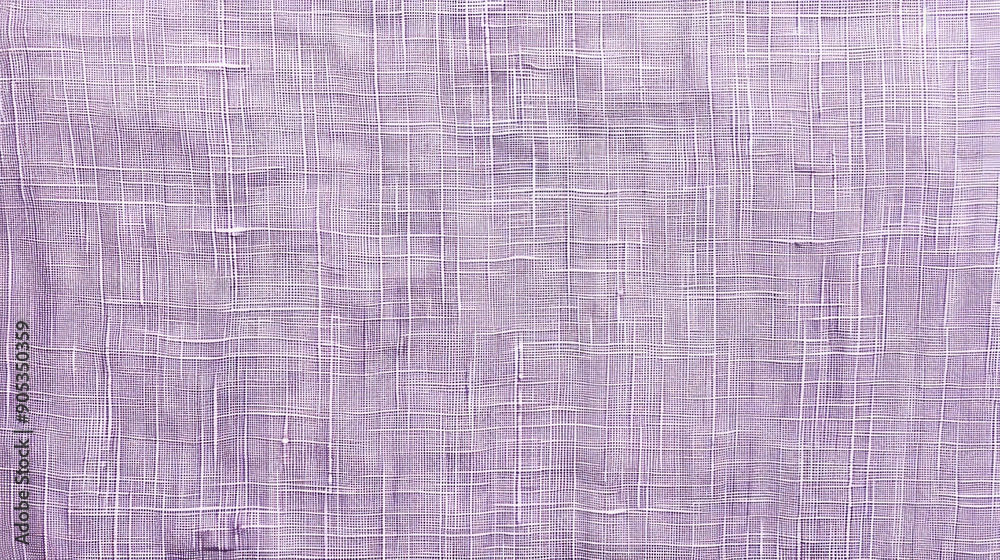 Fototapeta premium A lavender background with a linen texture, resembling woven fabric. The intricate design adds depth and a tactile quality.