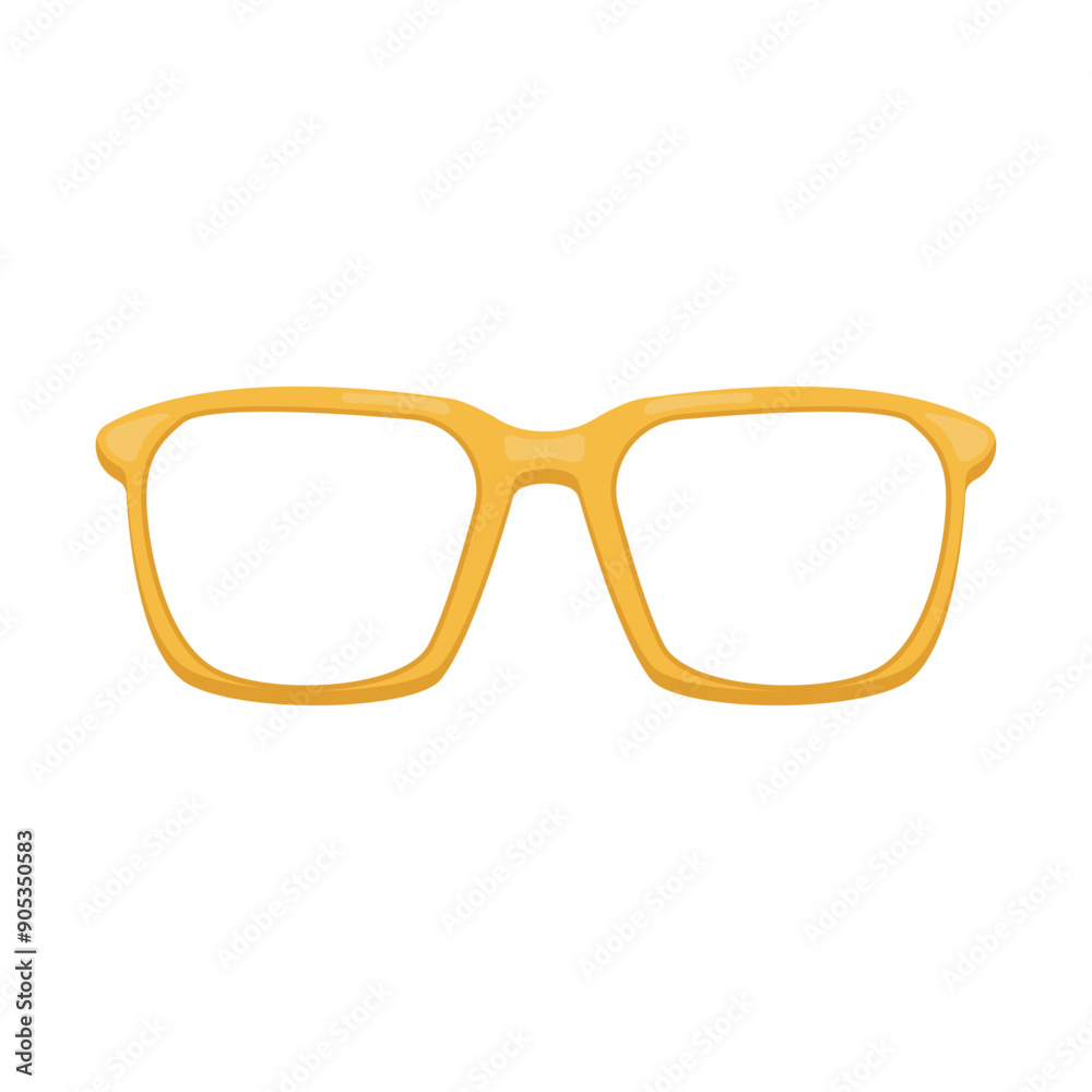 Fototapeta premium Glasses vector eyeglasses or sunglasses in stylish shapes for party