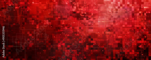 Scarlet abstract background with a pixelated, digital texture, suggesting modernity and innovation.