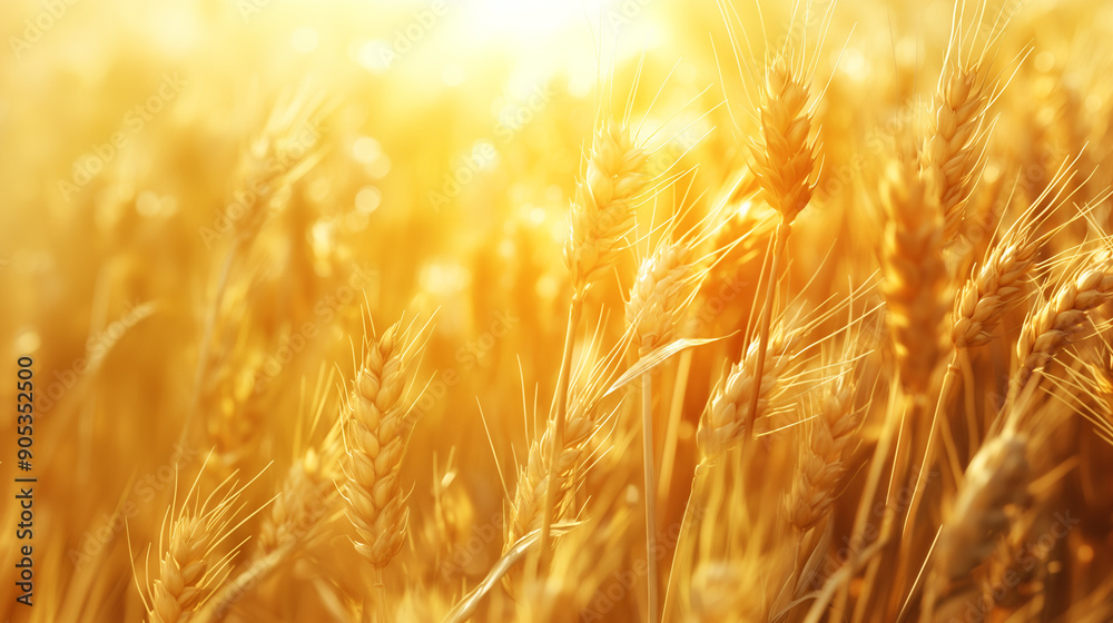 A field of ripe wheat swaying gently in the golden sunlight, capturing the essence of agriculture, harvest, and natural beauty. A field of ripe wheat swaying gently in the golden sunlight, capturing the essence of agriculture, harvest, and natural beauty.