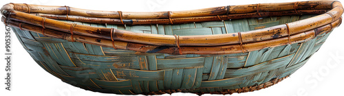 Wallpaper Mural Woven bamboo basket Torontodigital.ca