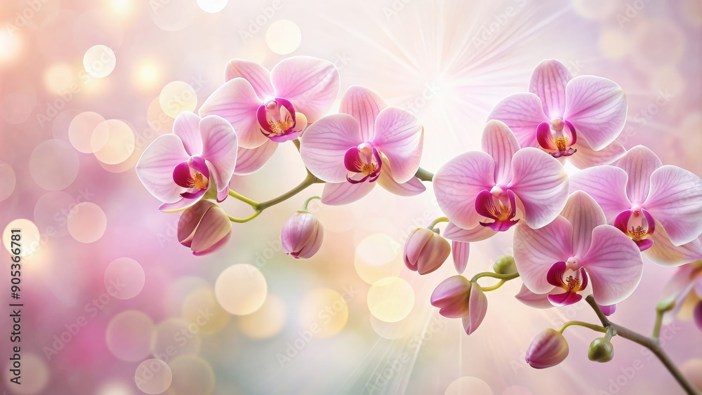 Delicate pink orchids bathed in soft, dreamy light, pink, orchids, delicate, soft, light, flowers, bloom, pastel, elegant Delicate pink orchids bathed in soft, dreamy light, pink, orchids, delicate, soft, light, flowers, bloom, pastel, elegant