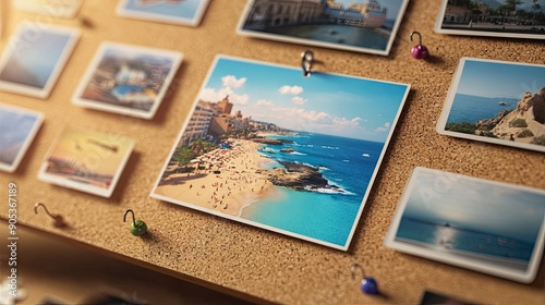 Travel Memories Postcard Mockup | Postcard Mockup | Mockup photo