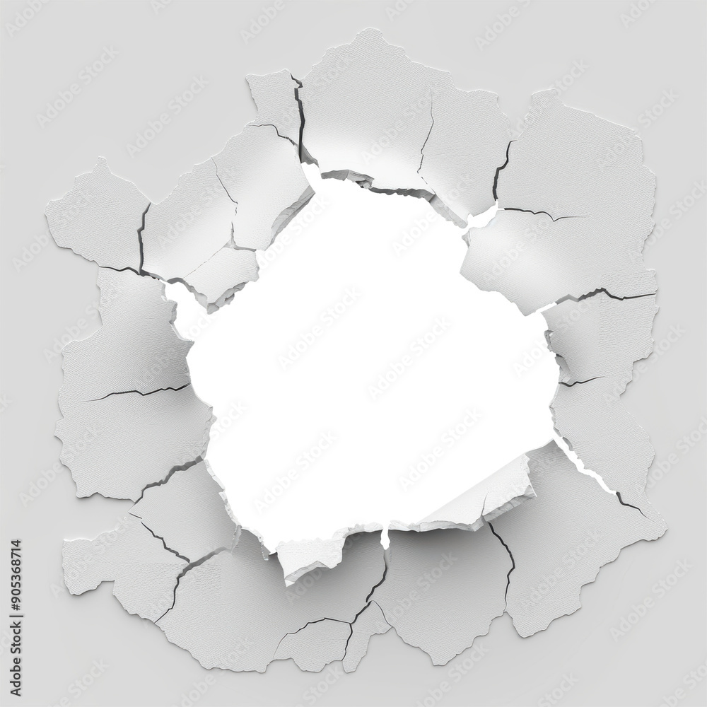 Obraz premium Hole in a wall