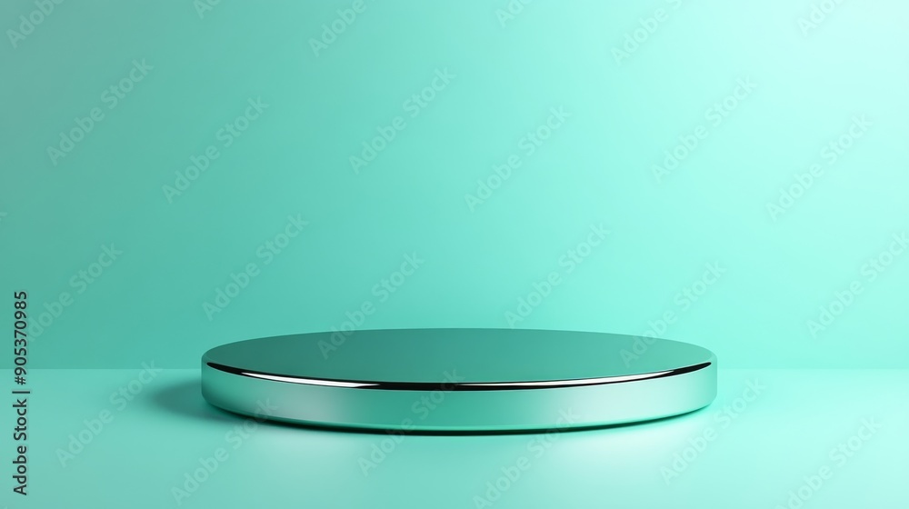 Contemporary Circular Podium with Sleek Finish Contemporary Circular Podium with Sleek Finish