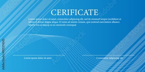 Certificate. Template diplomas, currency. Vector illustration