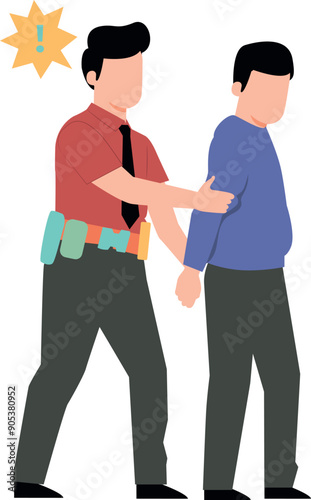 The police arrested the cyber criminal.