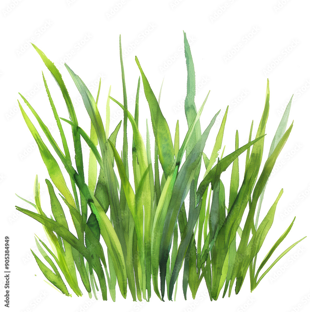 Fototapeta premium Green Grass Blades