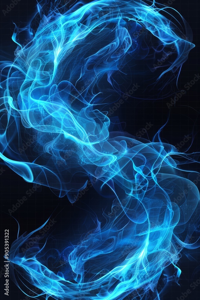 sharp photo of abstract blue fire flames, light plasma effect rings, and graphic elements isolated sharp photo of abstract blue fire flames, light plasma effect rings, and graphic elements isolated