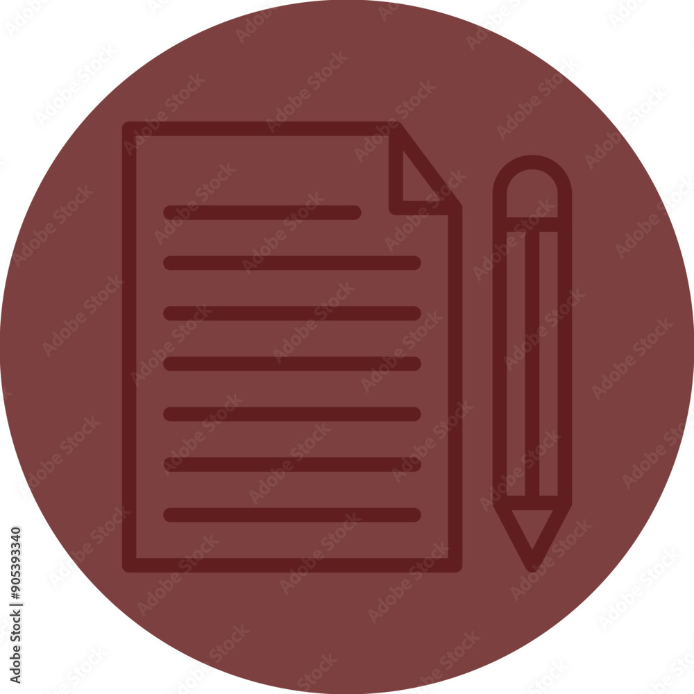 Assignment Vector Line Maroon Circle Maroon Assignment Vector Line Maroon Circle Maroon