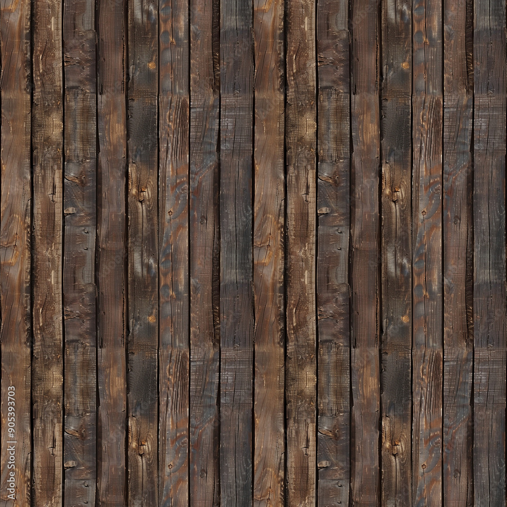 Seamless wooden texture. Dark rustic planks, tileable wood background Seamless wooden texture. Dark rustic planks, tileable wood background