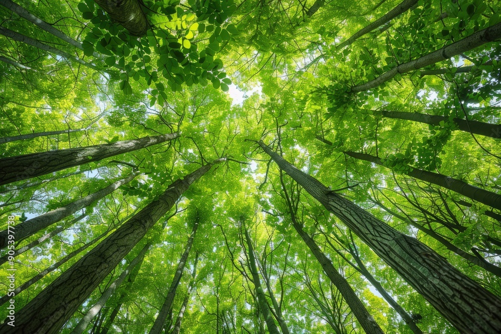 Breath-Taking View of Canopy Above Tall Green Trees in Lush Forest During Daytime Breath-Taking View of Canopy Above Tall Green Trees in Lush Forest During Daytime