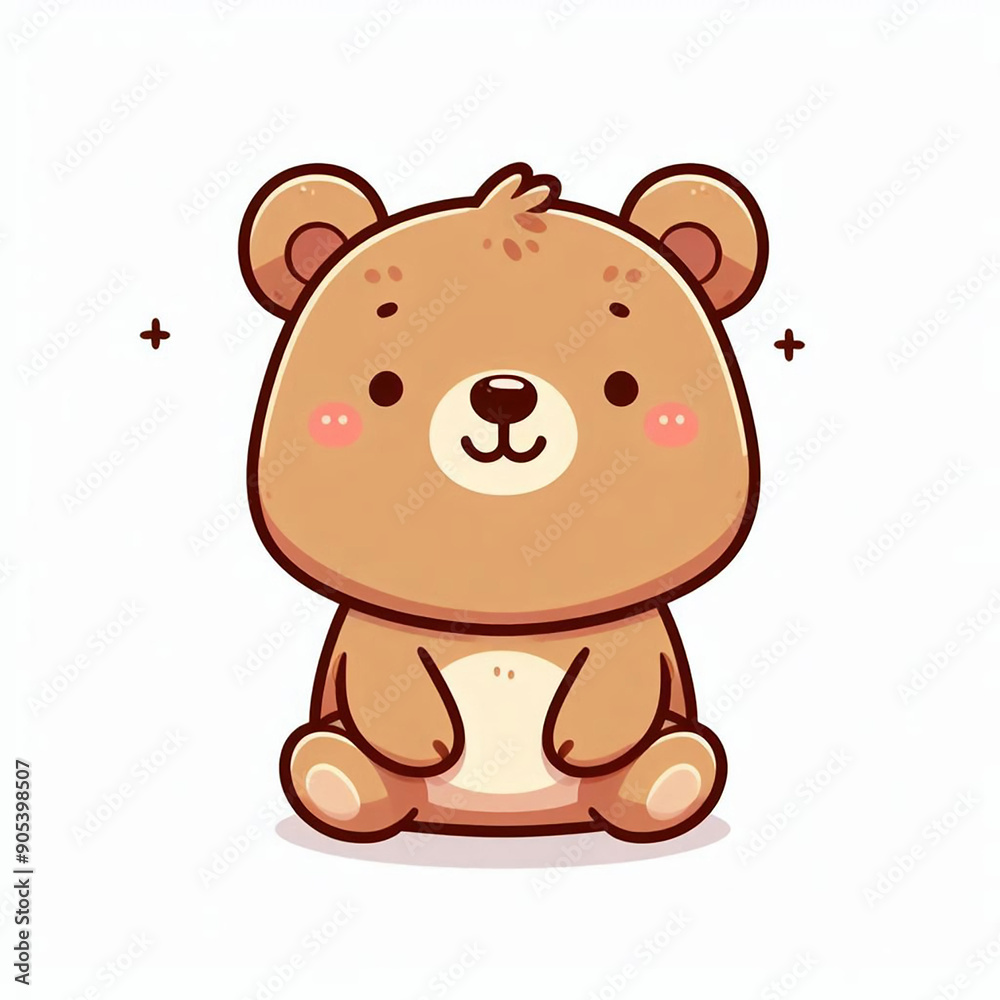 Obraz premium Friendly Bear Icon