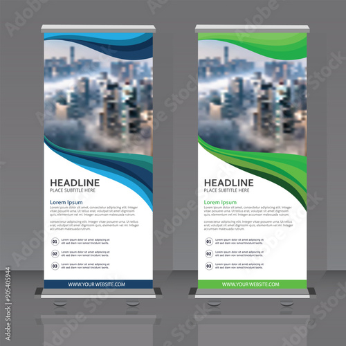 Roll up banner stand template design, business brochure flyer, infographics, presentation, advetisement, marketing, ads, poster.